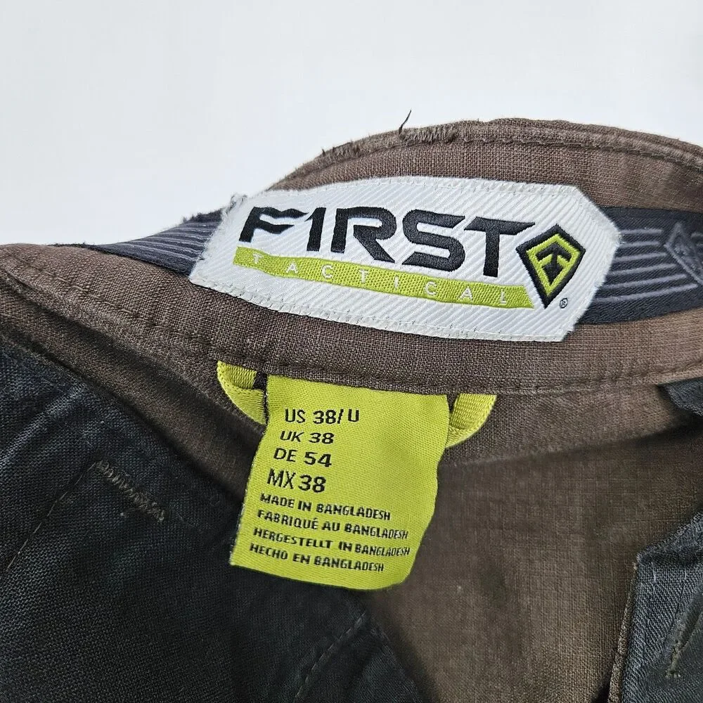 First Tactical Pants Mens‎ 38 Brown Tactical Ripstop Utility Workwear Outdoors
